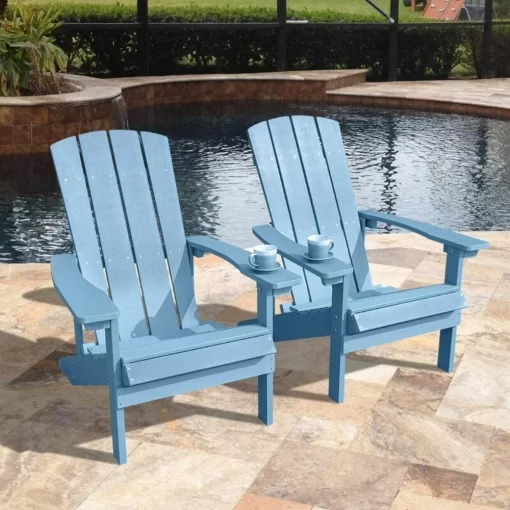 Blue Adirondack Chairs