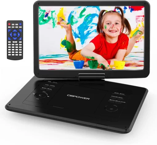 DBPOWER, DVD Player with Swivel Screen.