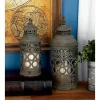 DECMODE 2 Black Decorative Candle Lanterns