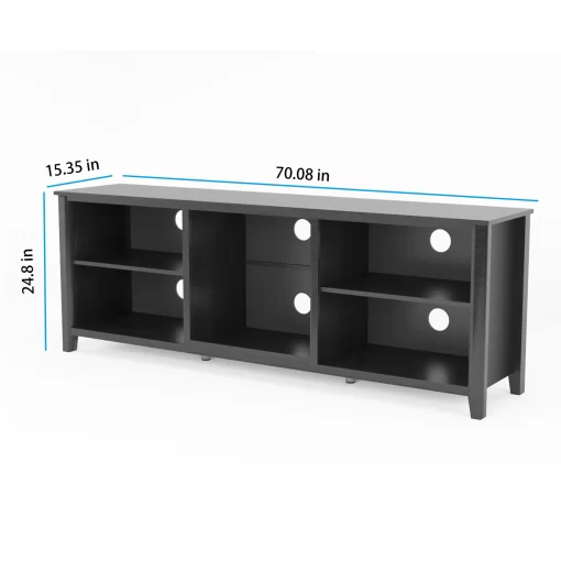 Wesome TV Stand Black Dimensions