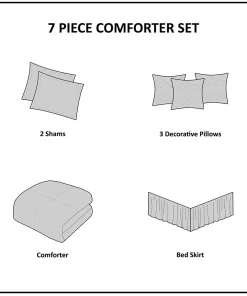 What is included in the Set? 7-Piece Comforter Set