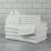 Bath Solid 18 Piece Bath Towel Set White