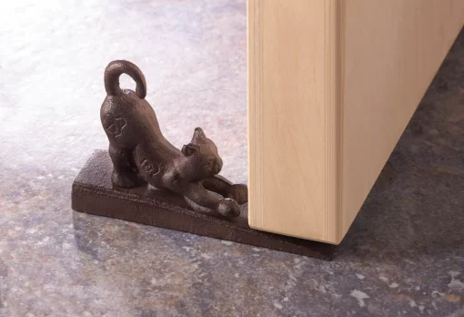 Cat Doorstop Cast Iron