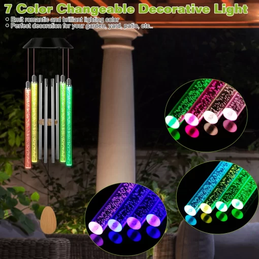 Solar Windchime Light