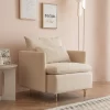 Modern upholstered Fabric Accent Armchair