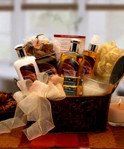 Caramel and Creme Spa Gift Basket