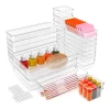 25 Piece Clear Plastic Drawer Organizer