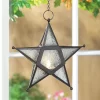 Clear Glass Star Lantern