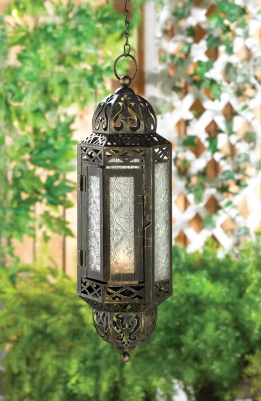 Victorian Hanging Candle Lantern/Light