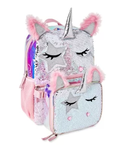 Unicorn Backpack with Lunch Bag