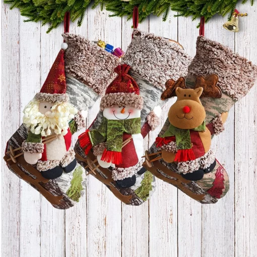 Santa, Snowman, Reindeer Stockings.