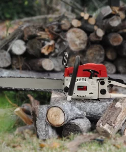 Red and White 20-inch 52 CC Chainsaw