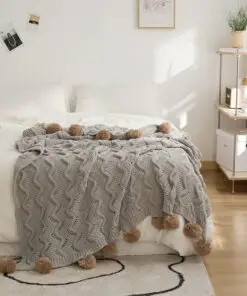 Fashion Nordic Living Room Knitted Blanket