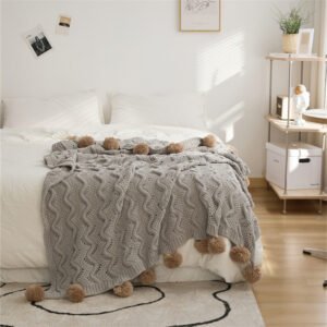 Fashion Nordic Living Room Knitted Blanket