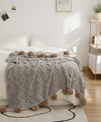 Fashion Nordic Living Room Knitted Blanket