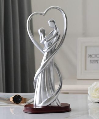 Lovely Dancing Couple Hear Shaped
