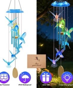Hummingbird/Butterfly Solar Wind Chime