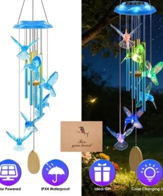 Hummingbird/Butterfly Solar Wind Chime