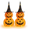 3ft Halloween Collapsible Pumpkin Decorations 150 LED Lights